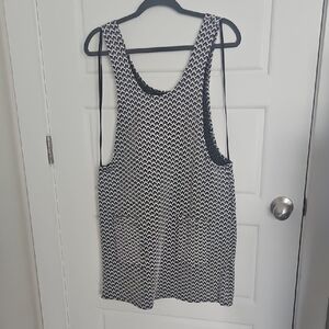 Atmosphere Black and White Zigzag Dress